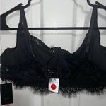 Iris  Black Lace Bralette NWT Size 1X Photo 2