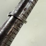 Guitar Shape Silver Tone Fashion Ring Size 5.5 Unisex Music Lover Pinky Ring Photo 7