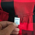 Old Navy  Red & Black Plaid Sleeveless Slip Dress Slip Dress Size Medium Photo 5