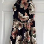 Trac  Floral Navy Formal summer Dress wedding guest women’s Photo 0