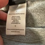 Disney  Mickey Mouse women's size large cropped raw hem sweatshirt Photo 2