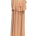 Show Me Your Mumu  Size Small Caitlin Ruffle Maxi Bridesmaid Dress Blush NWT Photo 7