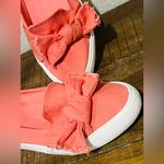 Rocket Dog  Clarita ballet flats in a peachy orange canvas material with a bow Photo 7