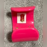 Mud Pie NWT Hot Pink Seahorse Cuff Bracelet Photo 3