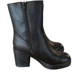SO  Miski Women’s Platform Dress Boots Onyx Y2K Block Heel Size 8.5 Brand New Photo 9
