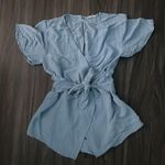 Cotton Candy LA Baby Blue romper Photo 0