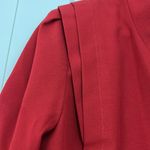Vintage Sherbert Size 16 Red Long Sleeve Open Front Blazer Jacket Photo 5