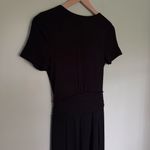 Boden USA Boden Ellen Jersey Knit Wide Leg Cropped Jumpsuit Black Women’s Size 4 Photo 7
