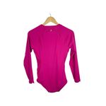 Athleta NWOT Sun Shield One Piece Rashguard Swimsuit Hot Pink Size S Photo 7