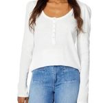 Paige Daniella White Long Sleeve Top, Size XL NWT Photo 13