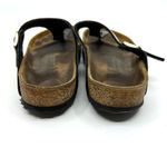 Birkenstock  Gizeh Black Metallic Thong Sandals Women's 8 US Photo 5