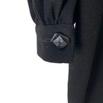 Gene Roye Vintage Wool Dress Black Red Diamond Long Sleeve size 12 Women’s Photo 3