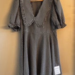 Miss Selfridge  Black and White Gingham‎ Mini Dress Photo 0
