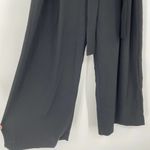 Jason Wu Black Belted Crop Wide Leg Trouser Pants Size 6 NWT $450 Photo 2