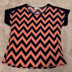 Carol Rose Ladies Business Casual Chevron Shirt Photo 0