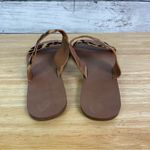 J Crew Factory Calf Hair Slip On Sandal Size 7 Black Photo 3