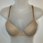 SO Intimates Beige Lace Padded Underwire Bra Size 34B Photo 0