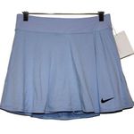 Nike Womens  Dri-Fit Court Victory Flouncy Light Blue Tennis Skort Skirt Size S Photo 0