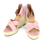 Lisa Vicky Women's Gemi Platform Wedge Sandal Size 9 Dusty Pink Photo 0