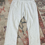 Khy by Kylie Jenner Fleece Straight Leg Pant Light Heather Gray Sweatpants XL Photo 0