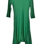 Anthropologie  Heart Of Building 18 Ribbed Knit Dress Green Size Small Photo 0