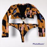 Matte Collection  Women’s One piece multicolor swimsuit size 2XL Photo 1