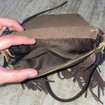 Turquoise Leather Fringe Purse Blue Photo 4