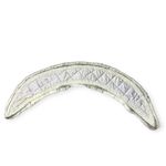 Authentic Vintage White & Grey Fur Shawl Collar Photo 1