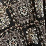 Vtg Jody California Geometric Floral Open Front Shawl Photo 3