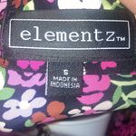 Elementz Floral  Button Down Shirt Size Small Photo 5