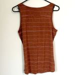 prAna NWT Foundation Scoop Neck Tank in Copper Heather Stripe - Size Small Photo 6