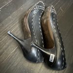 Fendi  Zucca Heels FF Logo Slip On Pointed Toe Stilettos Pumps Women's 36.5 Photo 8