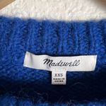 Madewell Simone Blue Balloon Sleeve Crewneck Pullover Sweater Size XXS Photo 11