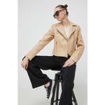 Abercrombie & Fitch Vegan Faux Leather Moto Motorcycle Jacket Womens L New NWT Photo 0