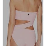 Volcom New.  pink one piece swimsuit. Large. Retails $98 Photo 4