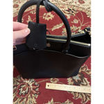 Tory Burch Black Timeless Saffiano Leather Robinson Double Zip Tote w/ Strap Photo 1