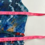 Alice + Olivia Ilia Tie-Dye Floral V-Neck Handkerchief Maxi Dress Photo 6