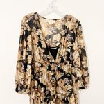 Saltwater Luxe  Deklan Maxi Dress Floral Brown Size Large L Photo 4