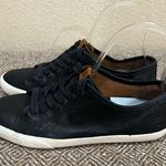 Frye MAYA LOW LACE Black Soft Leather SNEAKERS Women’s Shoes SZ 7M Casual Comfy Photo 3