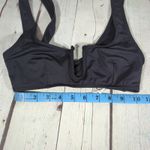 Good American U Ring Vegas Bikini Top in Black 0 | XS Photo 6