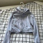 John Galt Brandy Melvill/ Cropped Zip Up Hoodie Photo 0