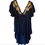 Free People  OB797092 Fiesta Nuevo open back tunic size small‎ NWT Photo 1