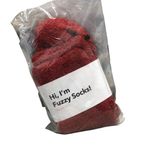 Shapermint Womens Fuzzy Slipper Socks Wine Burgundy S (5 Photo 1