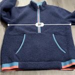 Under Armour Navy Blue Half Zip Long Sleeve Pullover Fleece Jacket Size M Photo 6