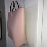 Vince Camuto  Large PVC Pink Tote. 19 x 13 Photo 2