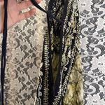 Advance Apparels Black cream Yellow dress halter top backless handkerchief hem Size undefined Photo 6