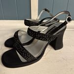 Varsavia Viamara Women’s Dressy Black Sandals With Sequins Women’s Size 8M Photo 1