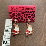 Betsey Johnson Santa Claus Christmas Earrings Photo 2