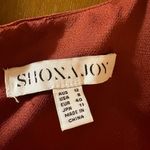 Shona joy Luxe Twist Front Balloon Sleeve Midi Dress in Sangria Photo 6