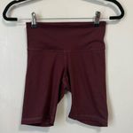 Old Navy  Active PowerSoft High Rise Bike Shorts Burgundy Size XS Photo 0